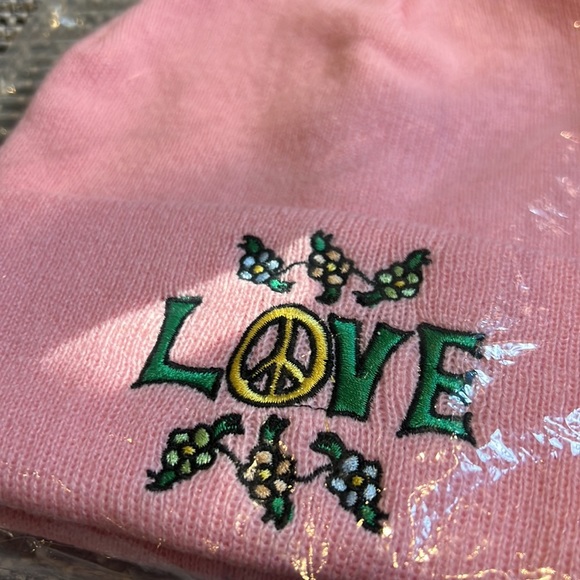 New In Packaging Coney Island Picnic Pink Love Beanie - Picture 3 of 4